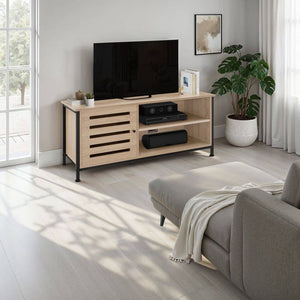 TV-Board Galway Industrial Holz hell, Eiche Sonoma