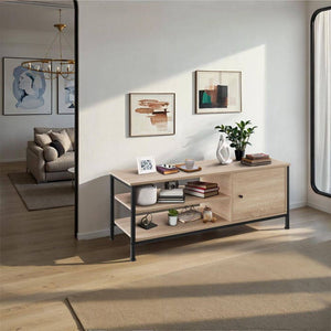 TV-Regal Durban Industrial Holz hell, Eiche Sonoma