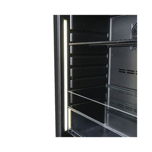 Kibernetik RKS149 Retro Getränkekühlschrank schwarz