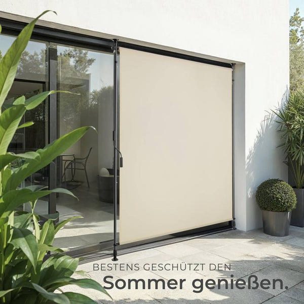 Klemmmarkise Taija beige 120 x 310 cm