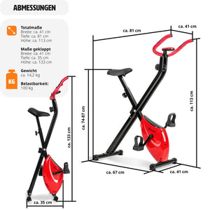 Heimtrainer FitX-Bike 113 x 41 x 81 cm