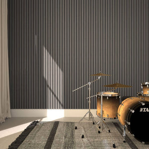 Sonic Wall Holzoptik in Eiche hellgrau 4er Set Eiche hellgrau 4er Set