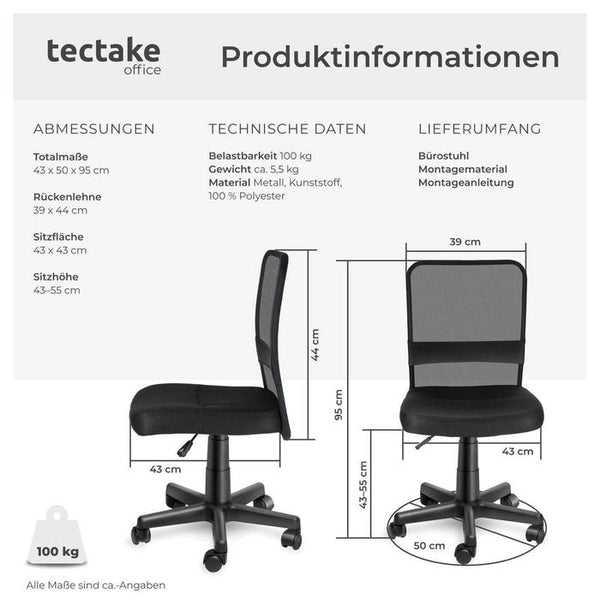Patrick office chair, black