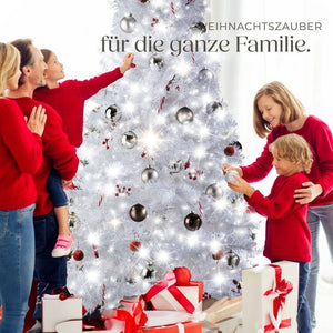 Künstlicher Weihnachtsbaum, weiss, 180cm
