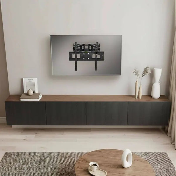 TV-Wandhalterung individuell schwenkbar neigbar 26-75 Zoll bis 100 kg schwarz