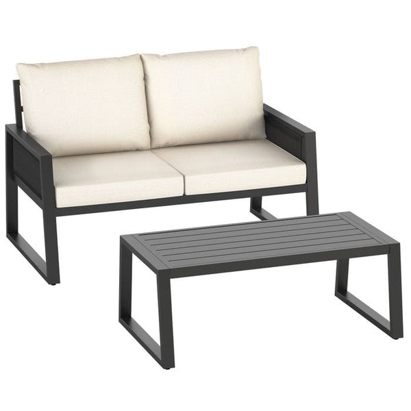 Gartenlounge-Set Captive im Rope-Design Set 2 (1 x Sofa / 1 x Tisch)
