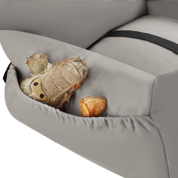 Hundeautositz Milow grau