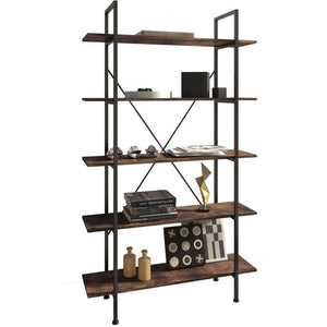 Regal Glasgow Industrial Holz dunkel, rustikal