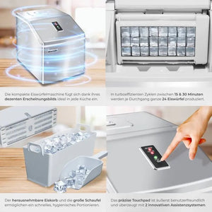 Eiswürfelmaschine für klare Eiswürfel