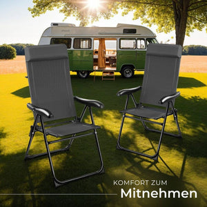 Sedia da campeggio Müritz set da 4 pezzi