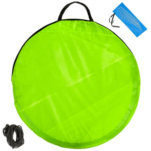 Pop-up beach shelter Jasmine grey/green