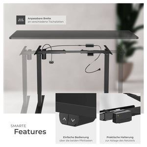 Tischgestell Yannick schwarz