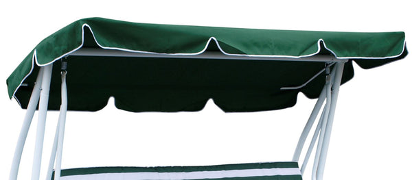 Dachplane für Hollywoodschauk MIAMI 232x120cm, dunkelgrün