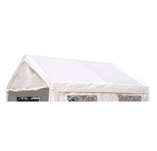 Dachplane PALMA für Zelt 3x4 Meter, PE weiss mit Spanngummis
