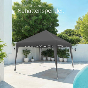 Faltbarer Pavillon Linosa 3x3 m grau