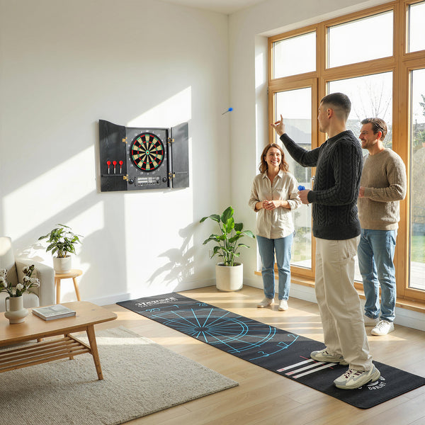 Dartscheibe elektronisch mit Türen LED Anzeige und Dartpfeile