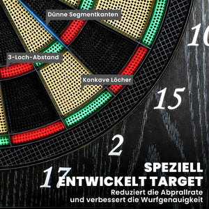 Dartscheibe elektronisch mit Türen LED Anzeige und Dartpfeile