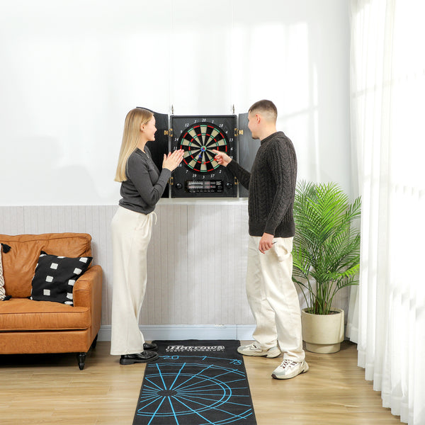 Dartscheibe elektronisch mit Türen LED Anzeige und Dartpfeile