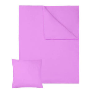 2 Bettwäsche-Sets 200x135cm Baumwolle 2-tlg. Lila