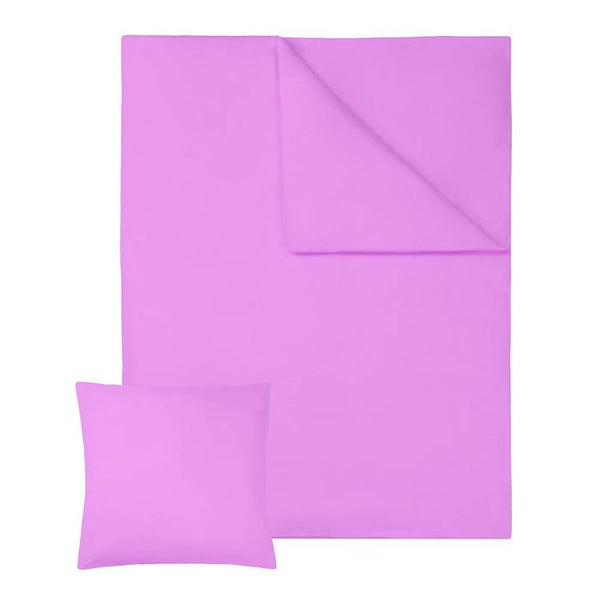 2 Bettwäsche-Sets 200x135cm Baumwolle 2-tlg. Lila