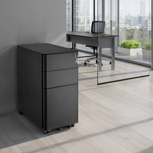 Aktenrollschrank Parvus schwarz
