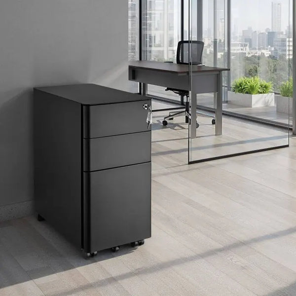 Aktenrollschrank Parvus schwarz