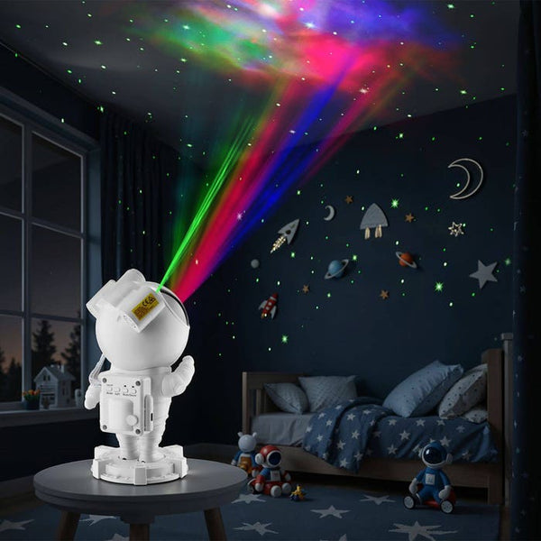 LED-Sternenhimmel-Projektor Astronaut weiss