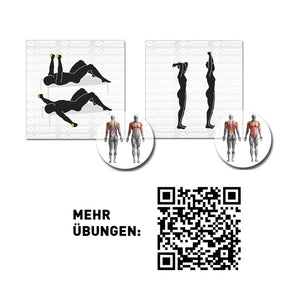 Schildkröt Vinyl Hantel Set im Kunststoffkoffer 2x 0.5kg/ 2x 1.0kg / 2x 1.5kg