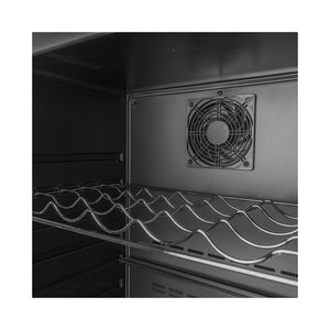 Kibernetik RKS256 Retro Getränkekühlschrank schwarz