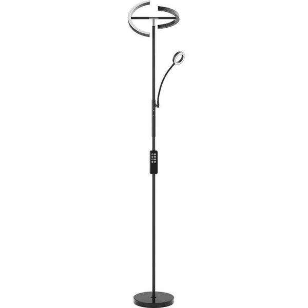 Deckenfluter Auralis schwarz
