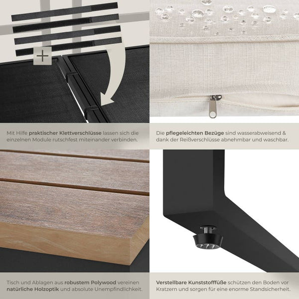 Garten-Lounge-Set Eliar