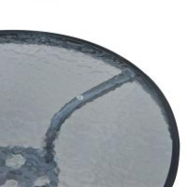 Gartentisch Balkontisch Bistrotisch Glastisch Beistelltisch Metall+Sicherheitsglas