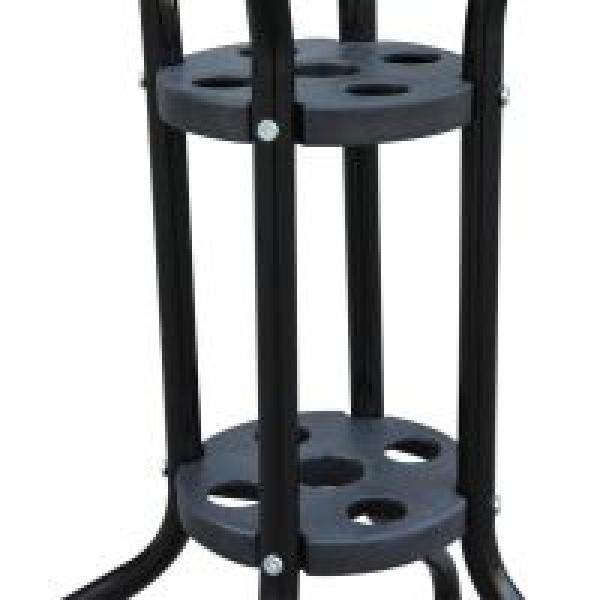 Gartentisch Balkontisch Bistrotisch Glastisch Beistelltisch Metall+Sicherheitsglas