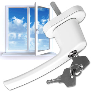 4 Fenstergriffe abschliessbar, weiss
