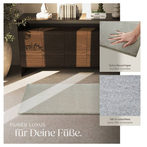 Short pile carpet Soft Zone Sand 80 x 150 cm 