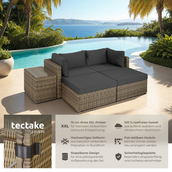 Rattan Lounge San Domino natur