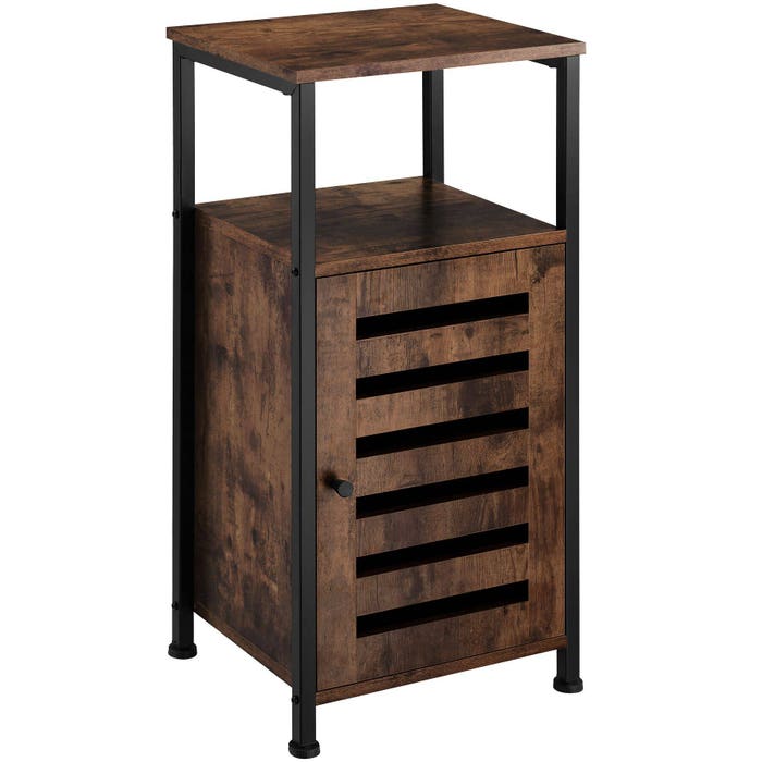 Beistellschrank Durham Industrial Holz dunkel, rustikal