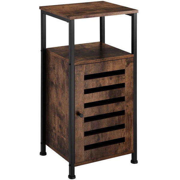 Beistellschrank Durham Industrial Holz dunkel, rustikal