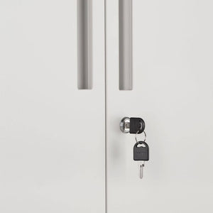 Aktenschrank Brandon grau 2er Set