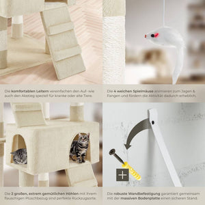 Kratzbaum Barney 170cm beige