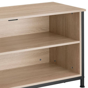 Sideboard Navan 147x41x60,5cm Industrial Holz hell, Eiche Sonoma