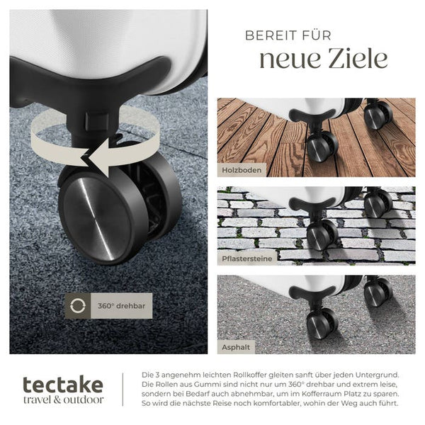 Reisekofferset Brice weiss