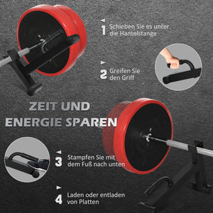 Langhantelheber Deadlift Jack rutschfest für Kreuzheben Fitness
