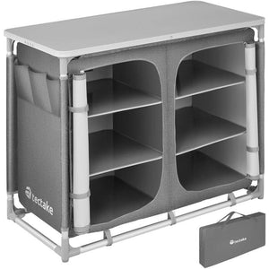 Camping kitchen 97x47.5x78cm gray