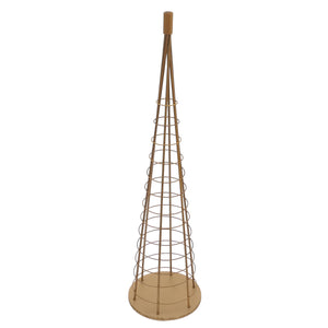 Deko-Baum Weihnachtsbaum Schmuckbaum Weihnachtsdeko Metall 115cm goldfarben