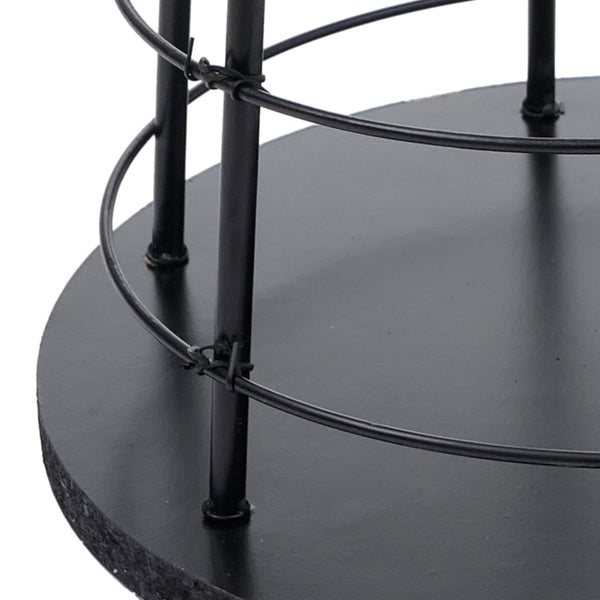 Deko-Baum Weihnachtsbaum Schmuckbaum Weihnachtsdeko Metall 115cm schwarz