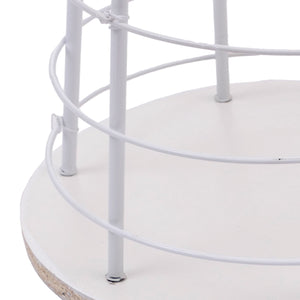 Deko-Baum Weihnachtsbaum Schmuckbaum Weihnachtsdeko Metall 115cm weiss