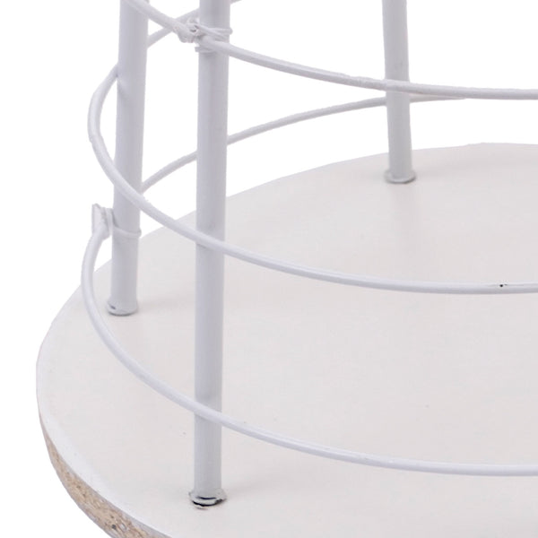 Deko-Baum Weihnachtsbaum Schmuckbaum Weihnachtsdeko Metall 115cm weiss