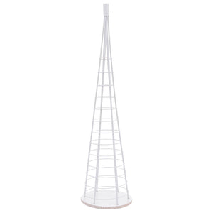 Deko-Baum Weihnachtsbaum Schmuckbaum Weihnachtsdeko Metall 115cm weiss