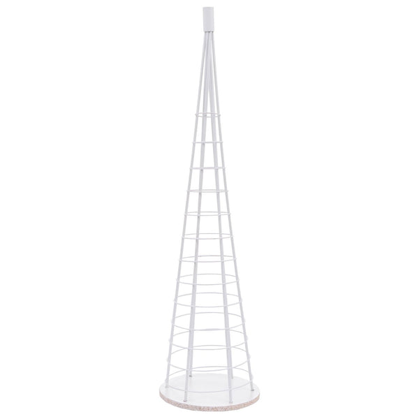 Deko-Baum Weihnachtsbaum Schmuckbaum Weihnachtsdeko Metall 115cm weiss